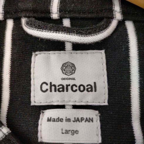 チャコールトーキョー CHARCOAL TOKYO Mono Border WP L/S チャイナスウェット メンズ JPN:L
