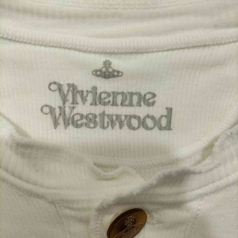 ヴィヴィアンウエストウッド Vivienne Westwood ヘンリーネックリブ編みTシャツ レディース JPN:M
