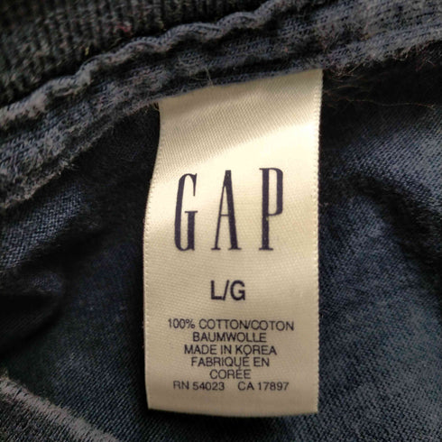 ギャップ Gap 00S OLD GAP ジャガープリント Tシャツ メンズ import:L