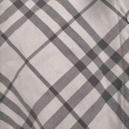 バーバリーロンドン BURBERRY LONDON フロント刺繍ノヴァチェックS/S シャツ レディース JPN:M