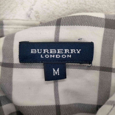 バーバリーロンドン BURBERRY LONDON フロント刺繍ノヴァチェックS/S シャツ レディース JPN:M