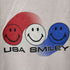 フルギ ANDAZIA USA製 3連スマイル Tシャツ メンズ import:M
