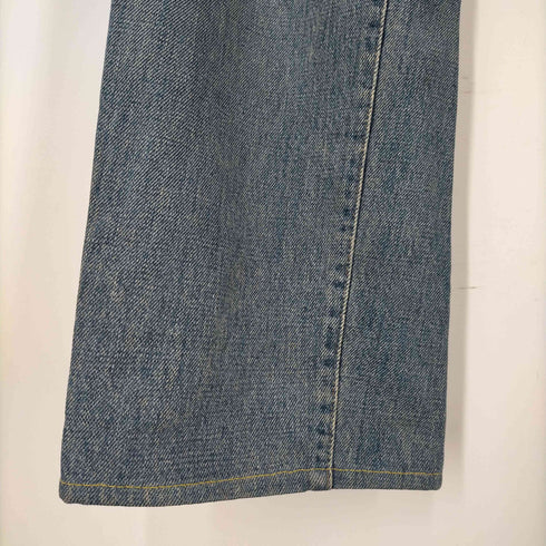 ドゥニーム Denime OLD セルビッチ ボタンフライデニムパンツ メンズ