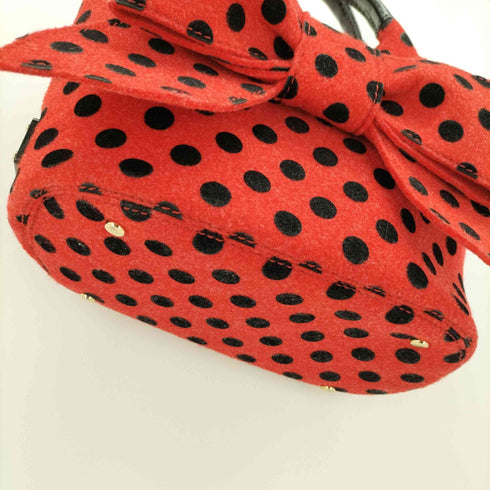 ケイトスペード Kate spade ドット柄 リボンモチーフ ハンドバッグ レディース