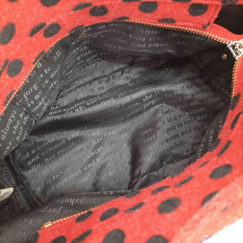 ケイトスペード Kate spade ドット柄 リボンモチーフ ハンドバッグ レディース