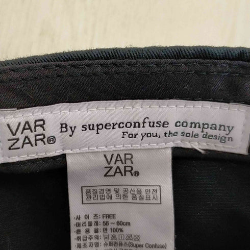 バザール VARZAR ロゴパッチ キャップ レディース