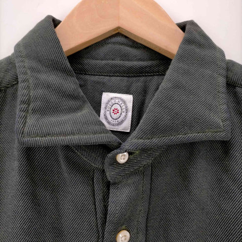 ボルゾネッラ BOLZONELLA MADE IN ITALY ウィングカラー カジュアルシャツ メンズ import:XL