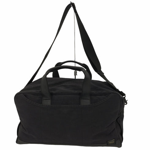 ポーター PORTER レザー切替 コットンツイル 2wayボストンバッグ メンズ