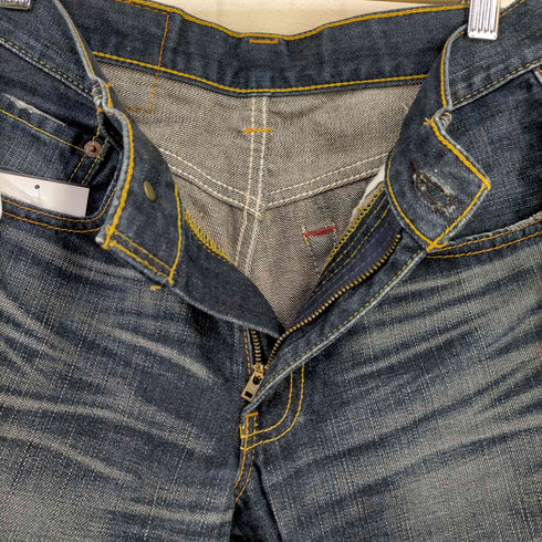 リーバイス Levis 707 ジッパーフライインディゴデニムパンツ ボタン裏V11 メンズ W28 L32