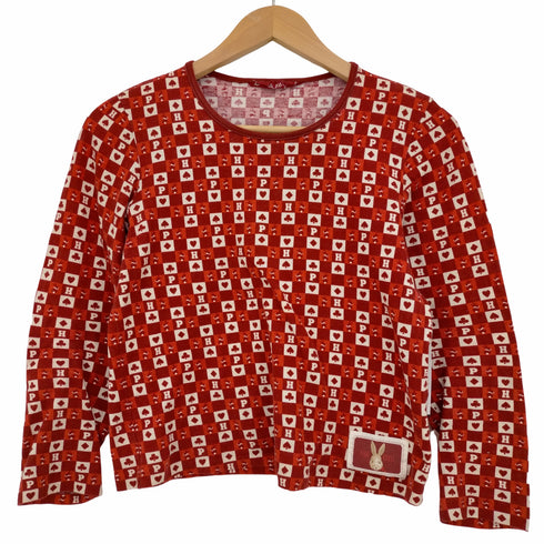 ピンクハウス PINK HOUSE トランプ柄 カットソー レディース import:M
