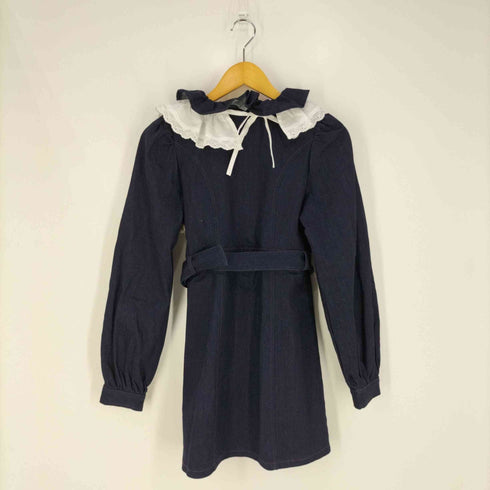 バブルス BUBBLES frill denim onepiece レディース FREE