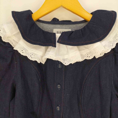 バブルス BUBBLES frill denim onepiece レディース FREE