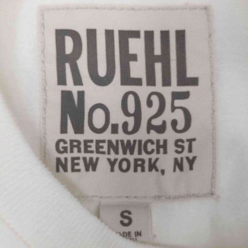 ルールナンバー RUEHL No.925 シングルステッチ プリントS/Sカットソー レディース JPN:S