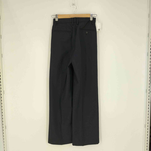 ユニクロユー UNIQLO U 2タック センタープレス ストレートスラックスパンツ レディース ウエスト58cm