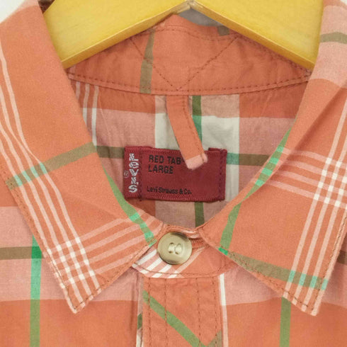 リーバイスレッド Levis RED チンスト付き チェック S/S シャツ メンズ JPN:L