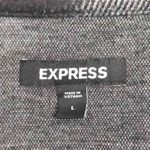 エクスプレス EXPRESS オンブレチェック L/S シャツ USED加工 メンズ import:L