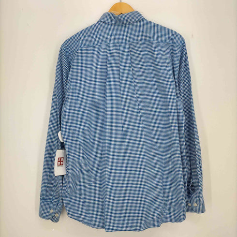 カンタベリー CANTERBURY ギンガムチェック ボタンダウンシャツ メンズ JPN:L
