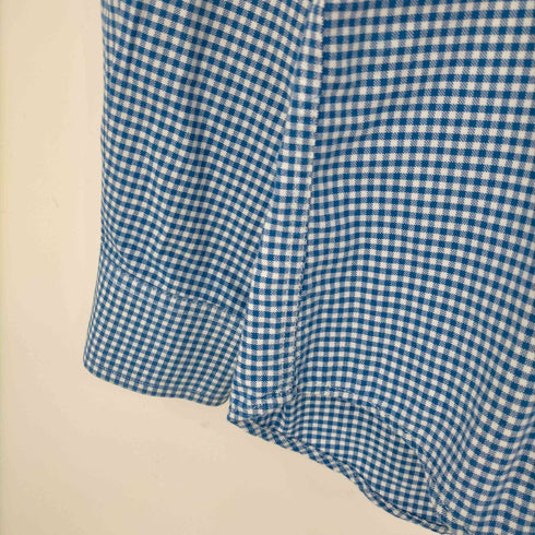 カンタベリー CANTERBURY ギンガムチェック ボタンダウンシャツ メンズ JPN:L