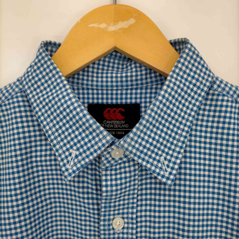 カンタベリー CANTERBURY ギンガムチェック ボタンダウンシャツ メンズ JPN:L