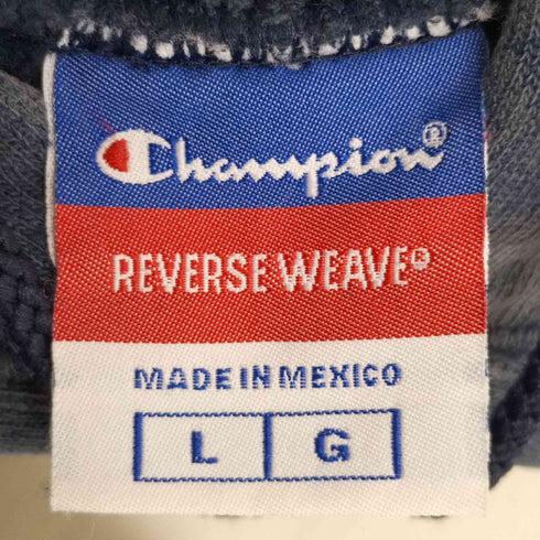 チャンピオン Champion 90-00S REVERSE WEAVE メキシコ製 目無し プルオーバー パーカー メンズ import:L