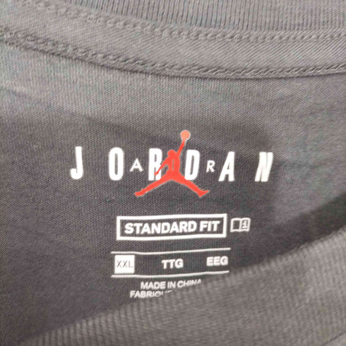 ジョーダンブランド JORDAN BRAND Pattern Printing Round Neck Long Sleeves Black メンズ XXL