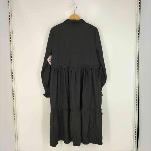 エイチアンドエム H&M ウエストギャザー切替シャツワンピース レディース import:L