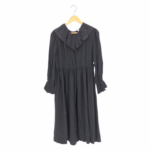 エイチアンドエム H&M プリーツ襟ワンピース レディース import:L