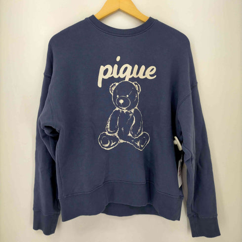 ジェラートピケ gelato pique 裏毛ワンポイントプルオーバー 総柄ロングパンツ レディース S-M