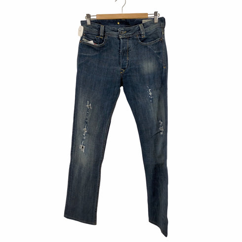 ディーゼル DIESEL HEEVEN ダメージ加工 スキニーデニム メンズ W28×L32
