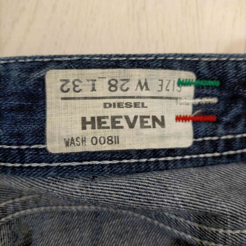 ディーゼル DIESEL HEEVEN ダメージ加工 スキニーデニム メンズ W28×L32