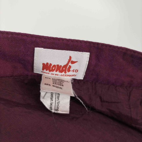 Mondi 80-90S 西ドイツ製 総柄 フレア スカート PRYM ジップ レディース 40