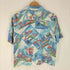 Cambridge CDG 90S 水墨画 総柄 オープンカラー S/S シャツ レディース import:L