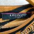 レオナール LEONARD レオパードレイヤードデザインシルクウールL/Sカットソー レディース JPN:L