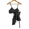 シロマ SHIROMA dress ca misole vegan leather レディース