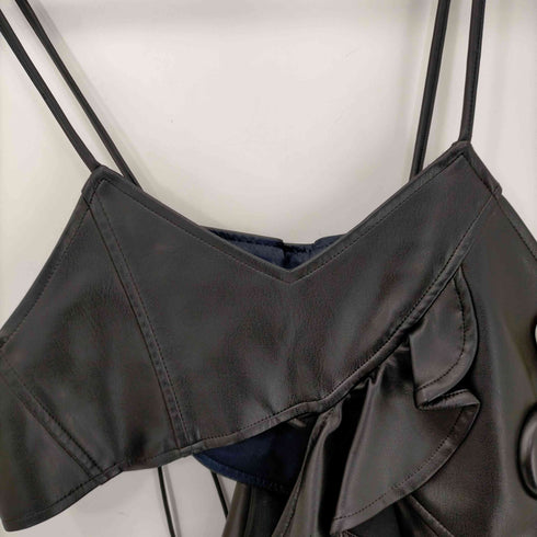 シロマ SHIROMA dress ca misole vegan leather レディース