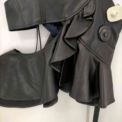 シロマ SHIROMA dress ca misole vegan leather レディース