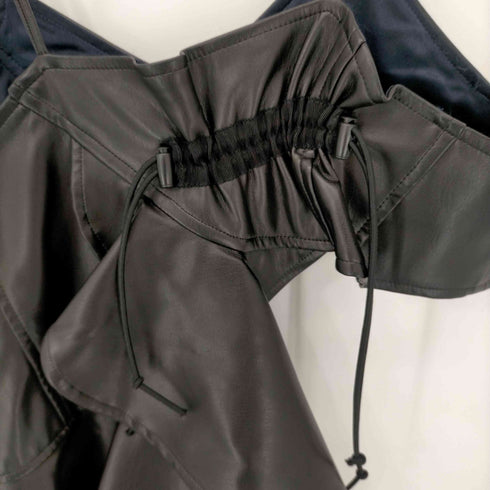 シロマ SHIROMA dress ca misole vegan leather レディース