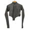 ジョンローレンスサリバン JOHN LAWRENCE SULLIVAN 23AW STRETCH VEGAN LEATHER BODYSUIT HI-NECK TOP レディース 0S