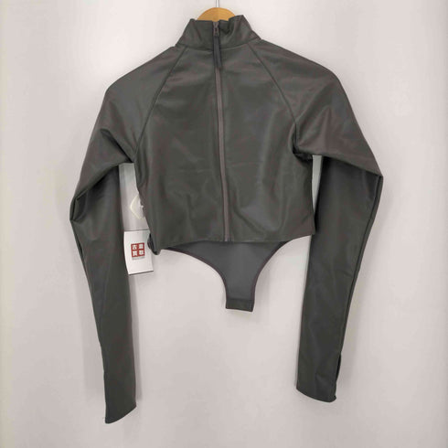 ジョンローレンスサリバン JOHN LAWRENCE SULLIVAN 23AW STRETCH VEGAN LEATHER BODYSUIT HI-NECK TOP レディース 0S