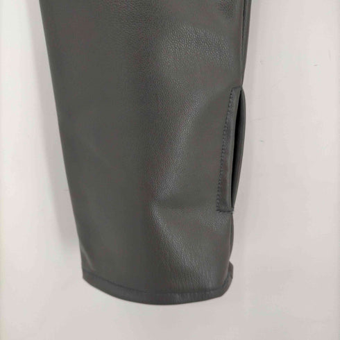 ジョンローレンスサリバン JOHN LAWRENCE SULLIVAN 23AW STRETCH VEGAN LEATHER BODYSUIT HI-NECK TOP レディース 0S