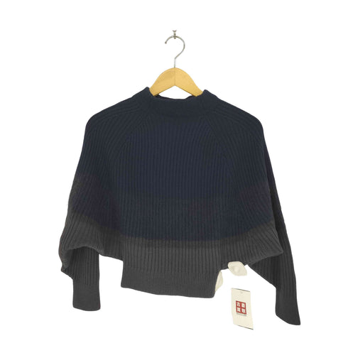 クリスチャンディオール Christian Dior グラデーションデザインラグランウールポンチョニット レディース JPN:38