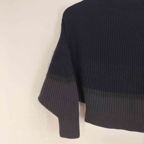 クリスチャンディオール Christian Dior グラデーションデザインラグランウールポンチョニット レディース JPN:38