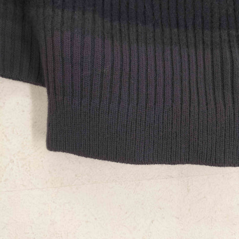 クリスチャンディオール Christian Dior グラデーションデザインラグランウールポンチョニット レディース JPN:38