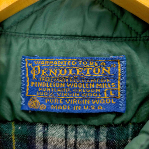 ペンドルトン PENDLETON 70s USA製 チェックシャツ メンズ JPN:L