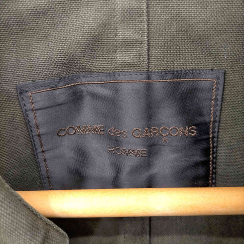 コムデギャルソンオム COMME des GARCONS HOMME 03AW AD2003 止水ジップ ダック地ライダースコート メンズ JPN:M