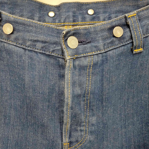 エムエイチエル MHL. ボタンフライ デニムパンツ メンズ 31×35