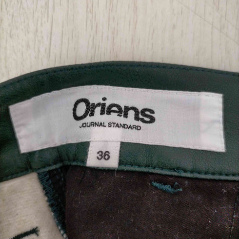 ジャーナルスタンダード JOURNAL STANDARD Oriens フェイクレザー ハイウエストパンツ レディース JPN:36
