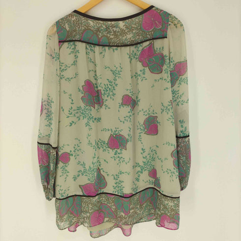 グレースコンチネンタル GRACE CONTINENTAL ボタニカル柄 L/S チュニック レディース JPN:36