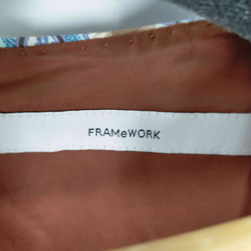 フレームワーク FRAMeWORK ペイズリーノースリーブワンピース レディース ONE SIZE