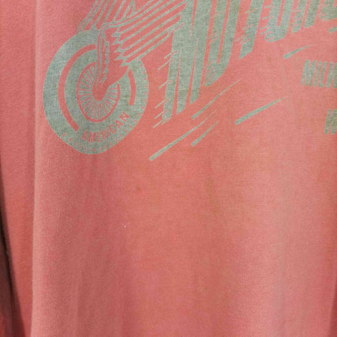 ハーレーダヴィットソン HARLEY DAVIDSON フロントプリント クルーネックTシャツ メンズ import:L